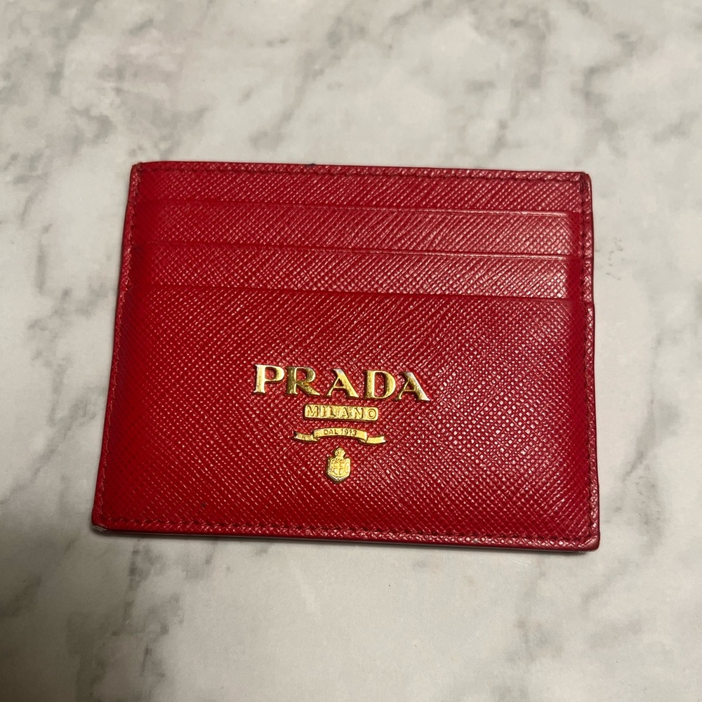 Prada card holder